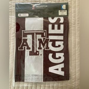 Texas A&M Maroon/White embellished Garden Flag